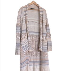 Love Stitch Knitted Wool Duster